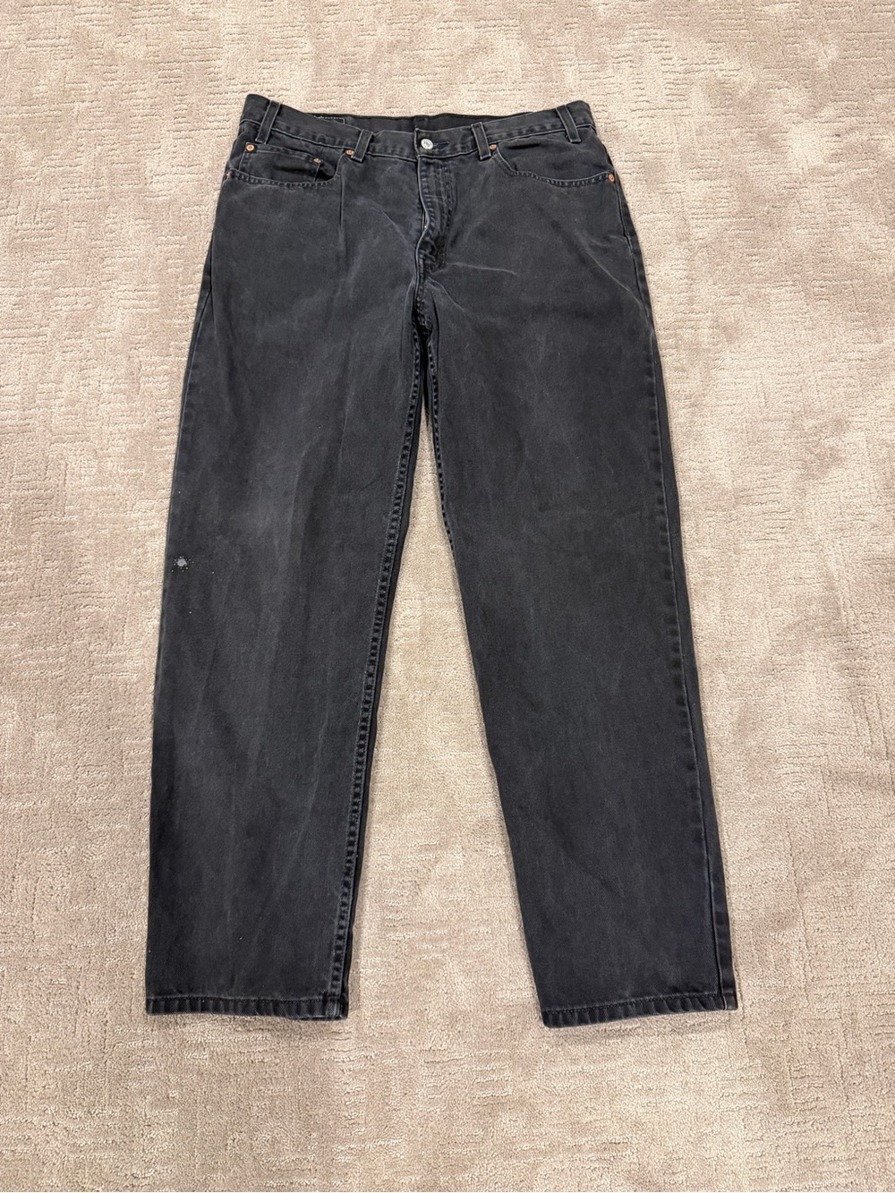 Levi‎ 550 Men's Jeans Relaxed Fit 38x32 Black Vintage Tag
